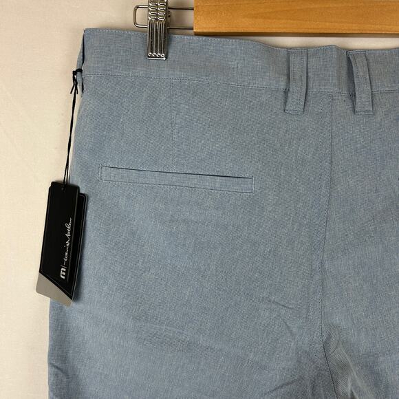 Travis Mathew Beck Shorts Blue 10" Inseam Golf Tennis Chino 1MM208 Men's Size 33 - Picture 8 of 9